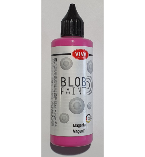 Blob Paint Farbe magenta