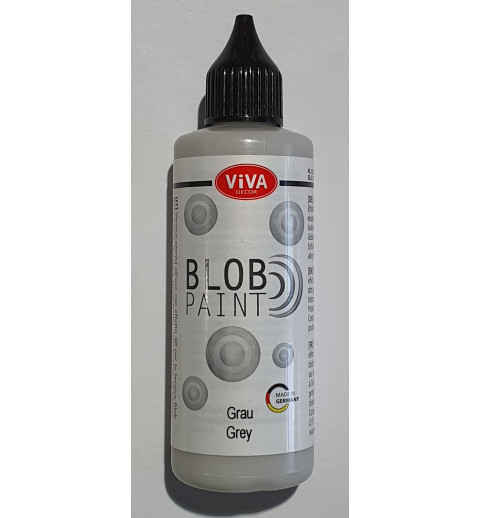 Blob Paint Farbe grau