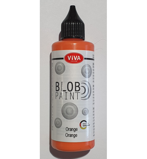 Blob Paint Farbe orange