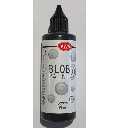 Blob Paint Farbe schwarz
