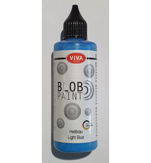 Blob Paint Farbe hellblau