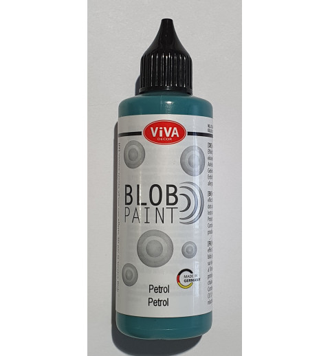 Blob Paint Farbe petrol