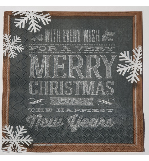 Serviette Merry Christmas