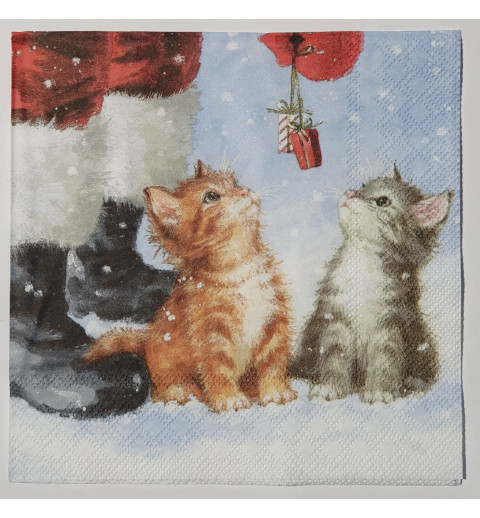 Serviette Katzen