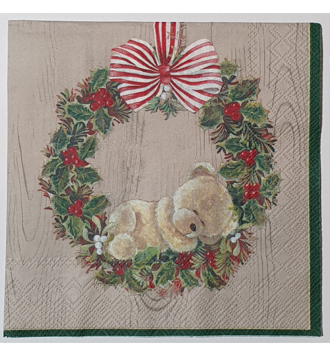 Serviette Teddybär