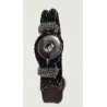 Druckknopf Wechselschmuck Armband schwarz