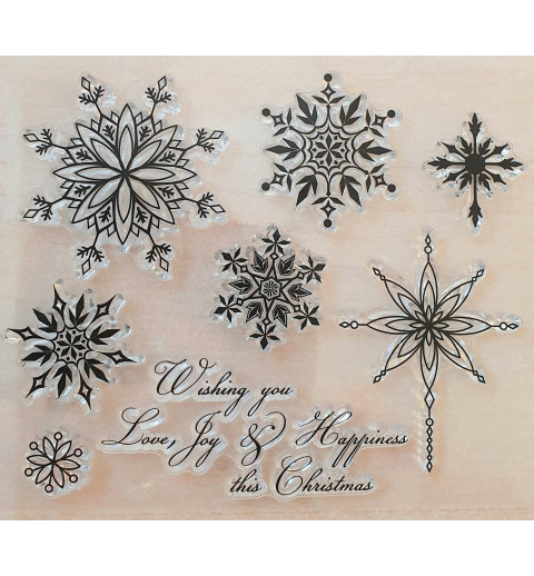 Clear Stamps Schneeflocken