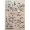 Clear Stamps Wichtel/Blumen