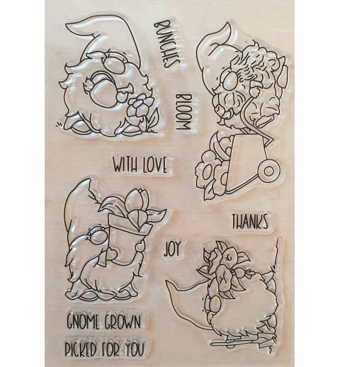 Clear Stamps Wichtel/Blumen
