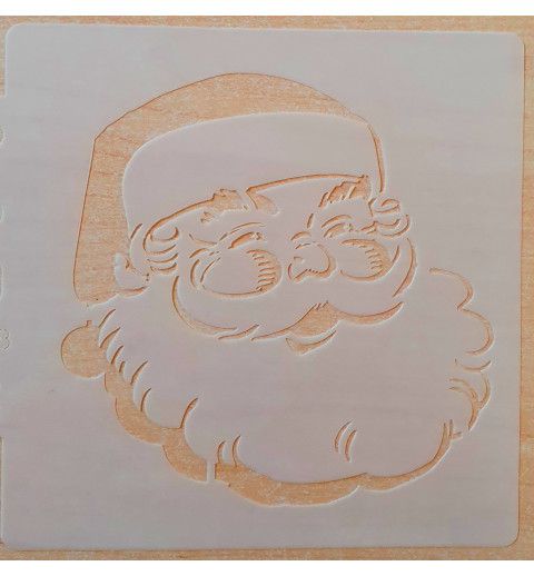 Schablone Weihnachtsmann
