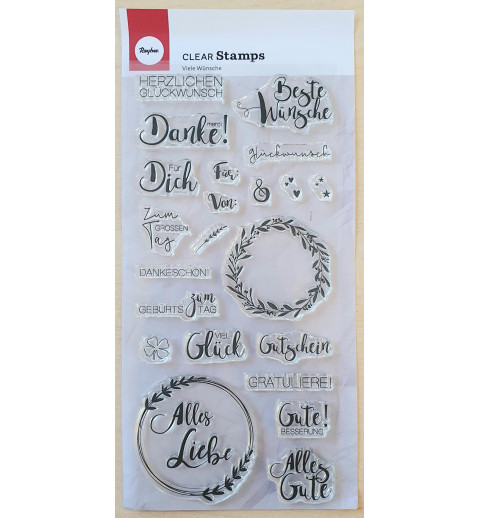 Clear Stamps Viele Wünsche