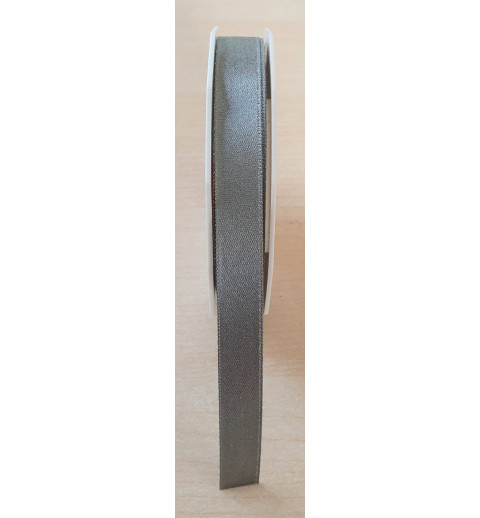 Satinband silbergrau