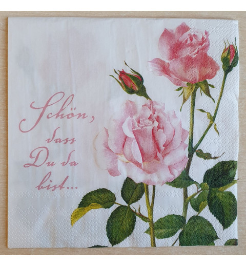Serviette Rosen