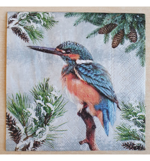 Serviette Eisvogel