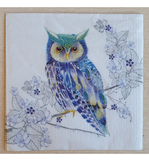 Serviette Eule