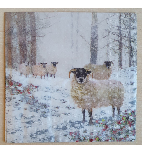 Serviette Schaf