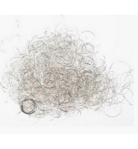 Lockendraht silber