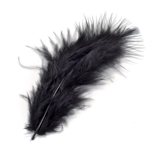 Marabu Federn schwarz