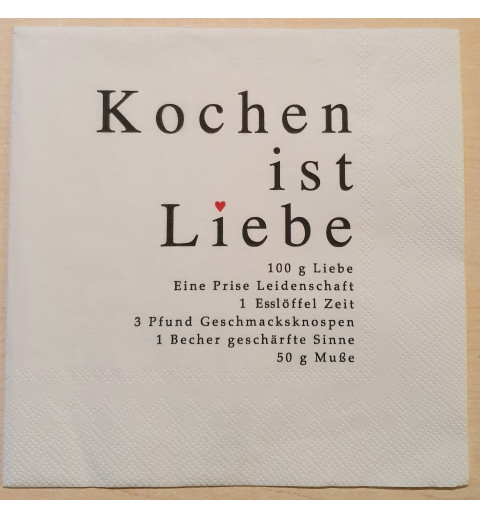 Serviette Kochen.....