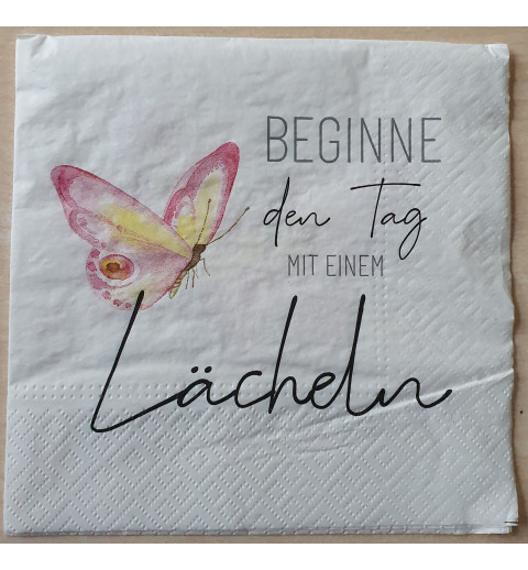 Serviette Lächeln......
