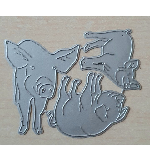 Metall Stanzform Schweine