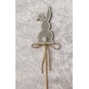 Holz Stecker Kaninchen 1