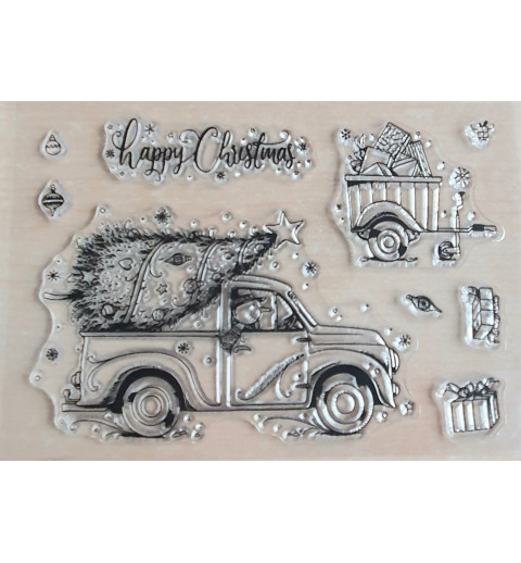 Clear Stamps Weihnachtsauto