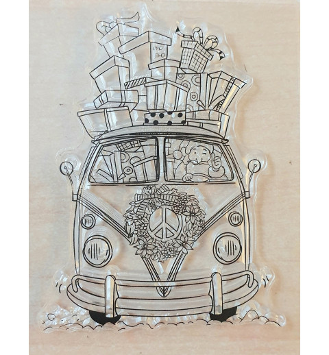 Clear Stamps VW Bus