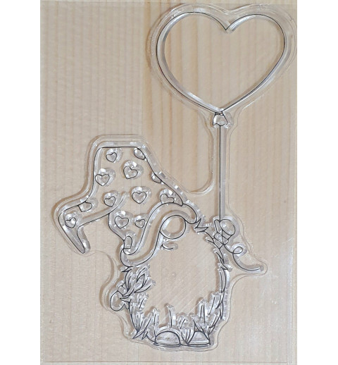 Clear Stamps Wichtel mit Herz