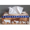 Kleenex Box Alpaufzug blau
