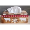 Kleenex Box Kühe rot