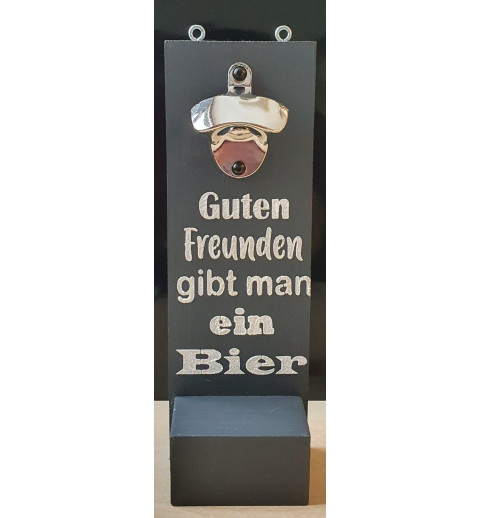 Getränkeöffner grau Freunden....