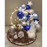 Weihnachtsdeko Wichtel blau