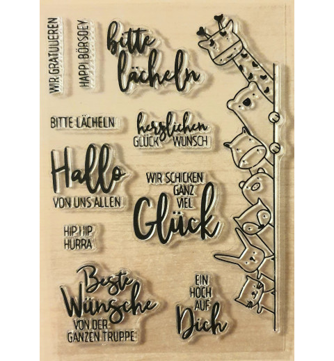 Clear Stamps bitte Lächeln