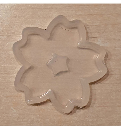 Silikonform Blume