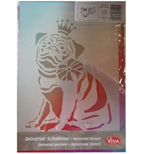 Schablone A4 Mops