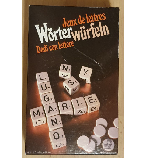 Gesellschaftsspiel Wörter würfeln