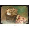 Serviertablett Rohling Katzen