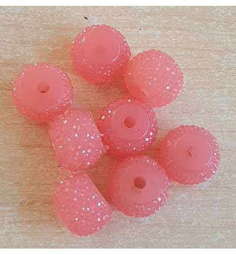 Sparkling Resin Perlen lachs