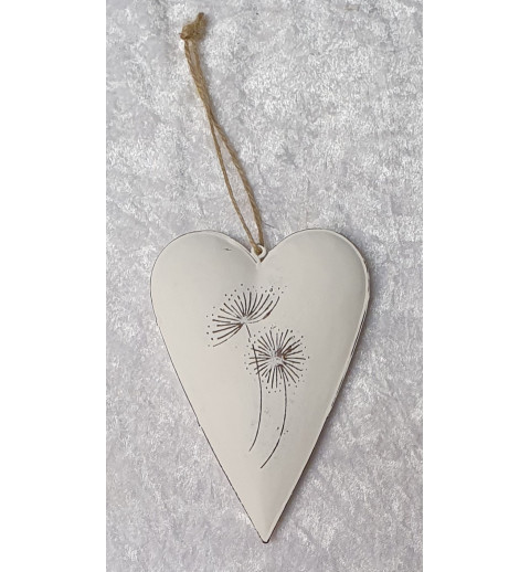 Metall Herz Pusteblume 1