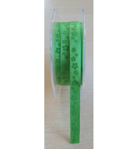 Dekoband Blumen grün