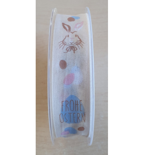 Dekoband Kaninchen creme