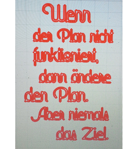 Schablone Plan....