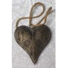Metall Herz mit Schnur