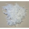 Feder Girlande weiss