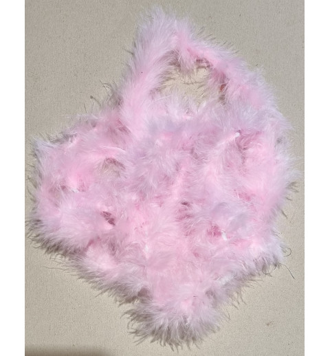 Feder Girlande rosa