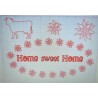 Schablone Home sweet Home