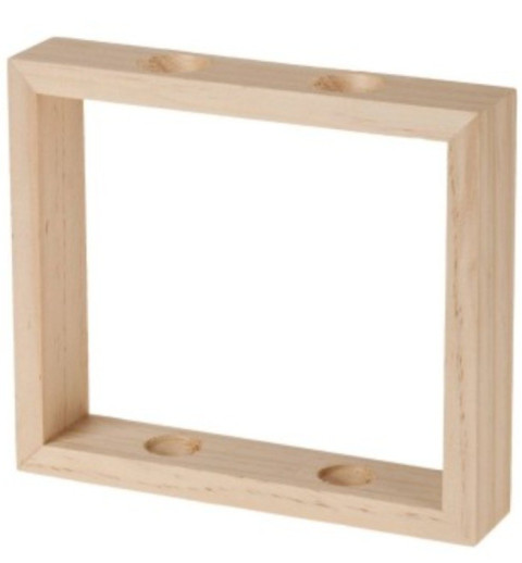 Holzrahmen für Reagenzglas