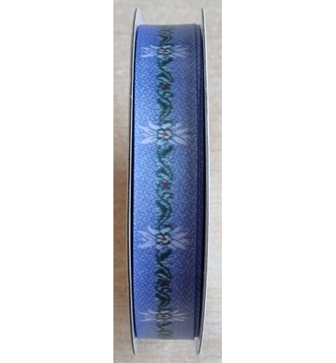Dekoband Edelweiss hellblau