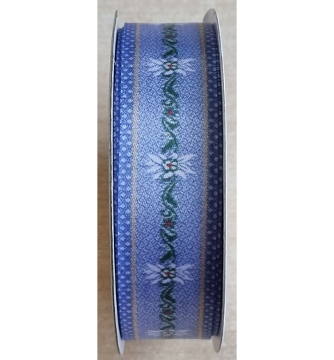 Dekoband Edelweiss hellblau